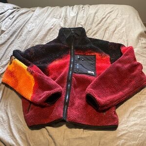 Red/black reversible stussy Sherpa